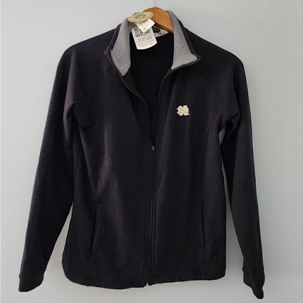 VESI full zip sweatshirt jacket Notre Dame logo new with tags womens size small